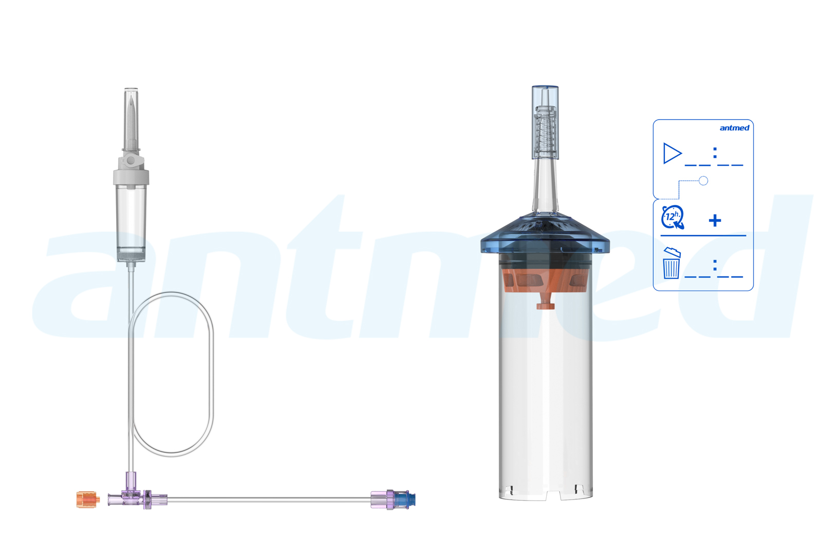 12 Stunden Spritzensystem für mehrere Patienten